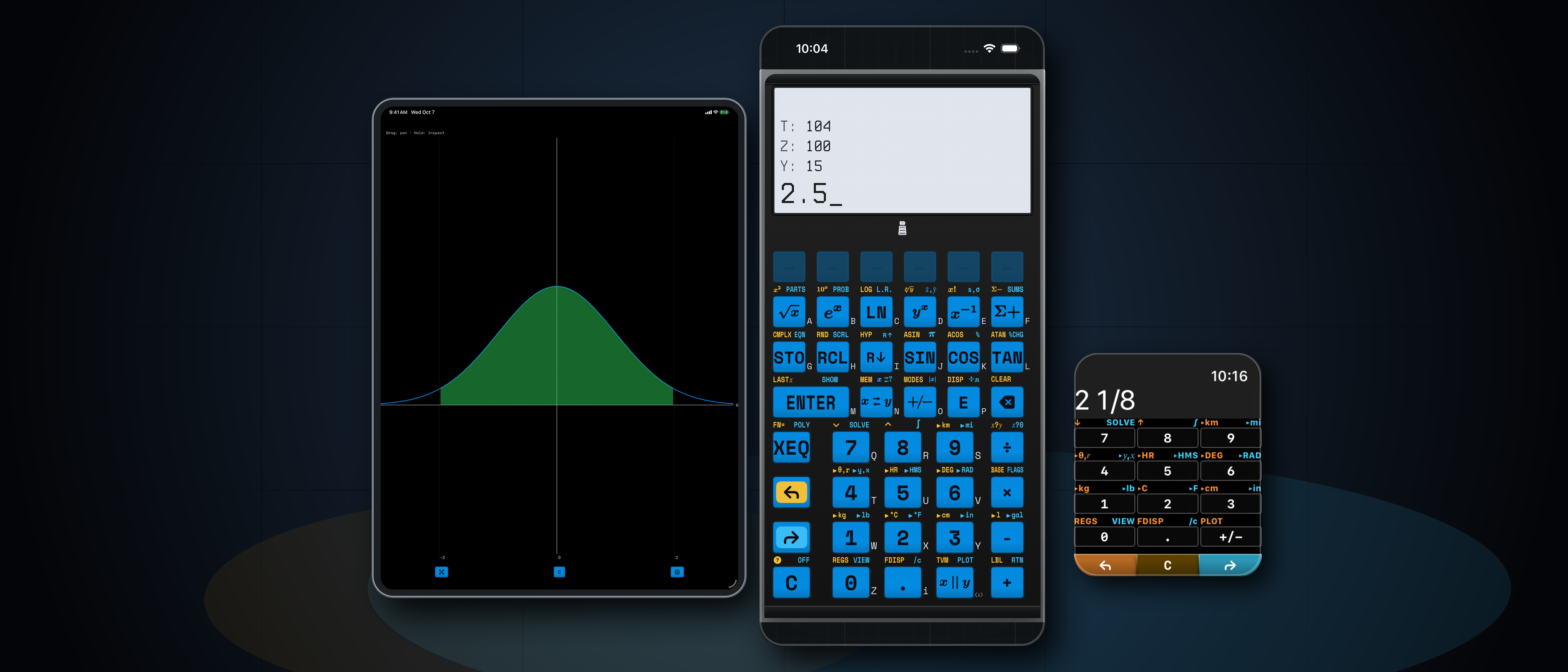StackCalc 32 Scientific Mode Hero
