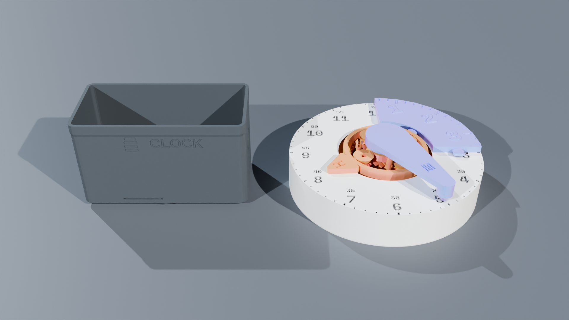 Classroom Geared Clock Desktop View