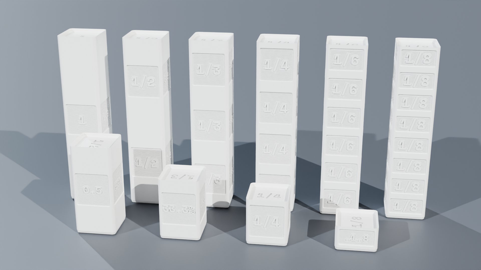 Fraction Studio Proportional Towers