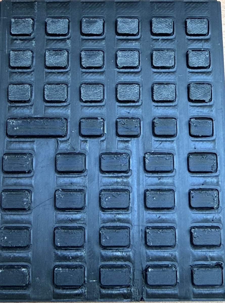 A printed membrane prototype makes the geometry tangible while the board is still in fabrication.